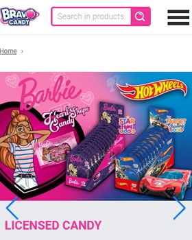 Elindítottuk a Bravo Candy nagykereskedés katalógus oldalát